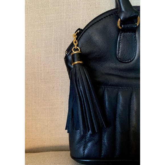 Giani Bernini Black Leather Handbag - Picture 3 of 4